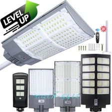 Commercial 8200000000LM Outdoor Dusk to Dawn Solar Street Light Parking Lot Lamp