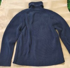 Vintage Ralph Lauren RL Men's Knit Sweater Turtleneck Pullover Size XL Black