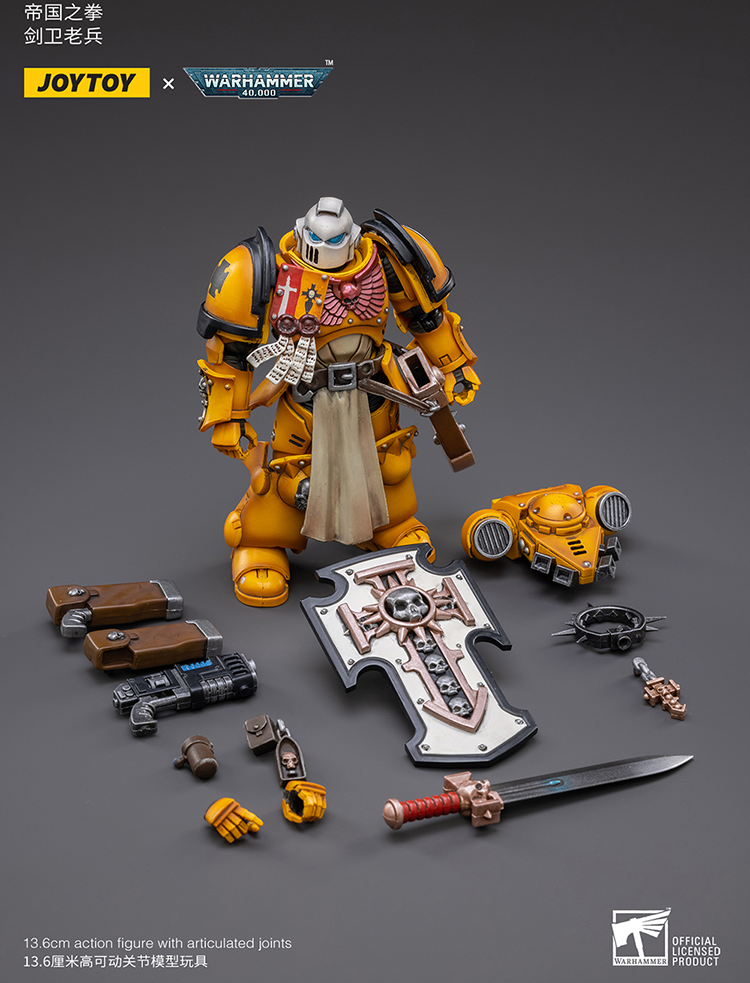 新品未開封　Joytoy Warhammer 40K フィギュア JoyToy - Warhammer 40K - Grey Knights: Strike Squad Justicar 1/18