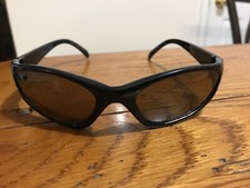 Boys Kids Black Sports Outdoor Plastic Sunglasses Silver  Multi Flames