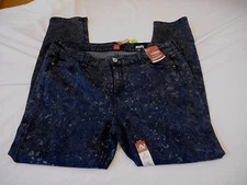 Women's Juniors Plus Arizona Super Skinny Leg Jegging Dark Moon Sz 24 NEW