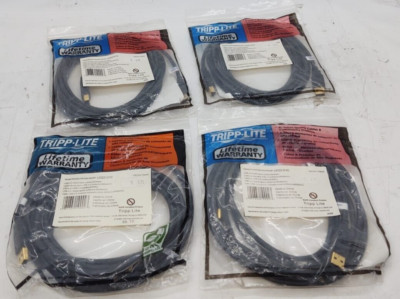 Lot of 4 Tripp Lite U022-010 Data Transfer Cable