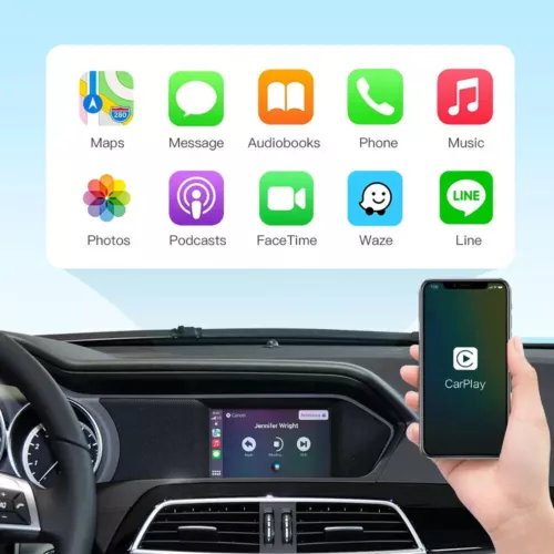 Für Mercedes-Benz NTG4.5 Becker Navi-Dock 2011-15 Wireless Carplay Android Modul - Bild 8 von 14