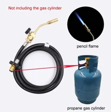 Mapp Propane Gas Tank Turbo Torch Hose Adapter Kit Brazing Soldering Welding New