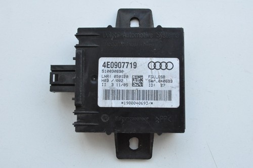 Audi A8 D3 2007 RHD Abschlepp Alarm Steuergerät Steuergerät 4E0907719 1562561