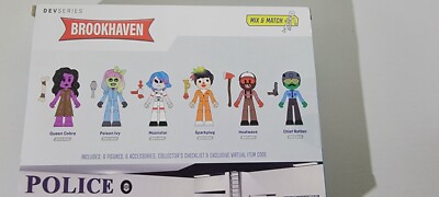 流砂、Fact or Fiction、奪取 6枚セット ROBLOX DEVseries BROOKHAVEN'S MOST WANTED 6 action figures NEW