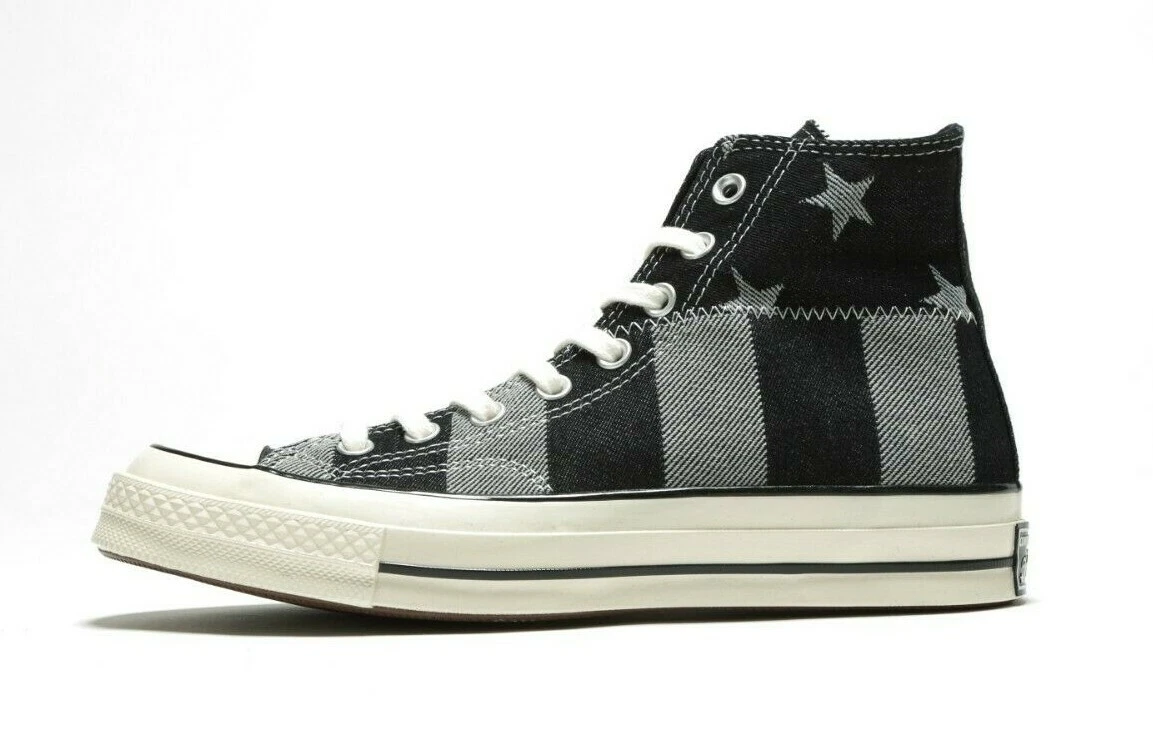 Converse black and white stripes sale