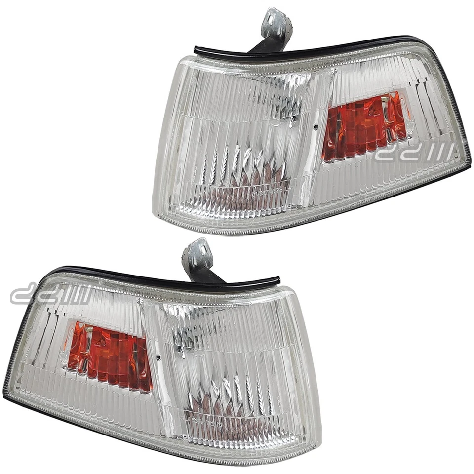 1 Pair Corner Light Lamp For Honda Civic SH4 EF2 1990-1991 ED EF 4 Door Sedan - Image 3 of 4