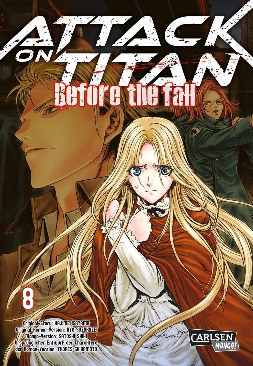 Thumbnail - Hajime Isayama / Attack On Titan - Before The Fall 8 / 9783551743770