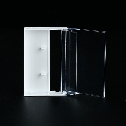 Practical Recording Blank Cassette Case Box Transparent Plastic Packaging BAU