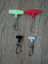 Zip sliders, mini zip sliders, red, white, black, luminous colours