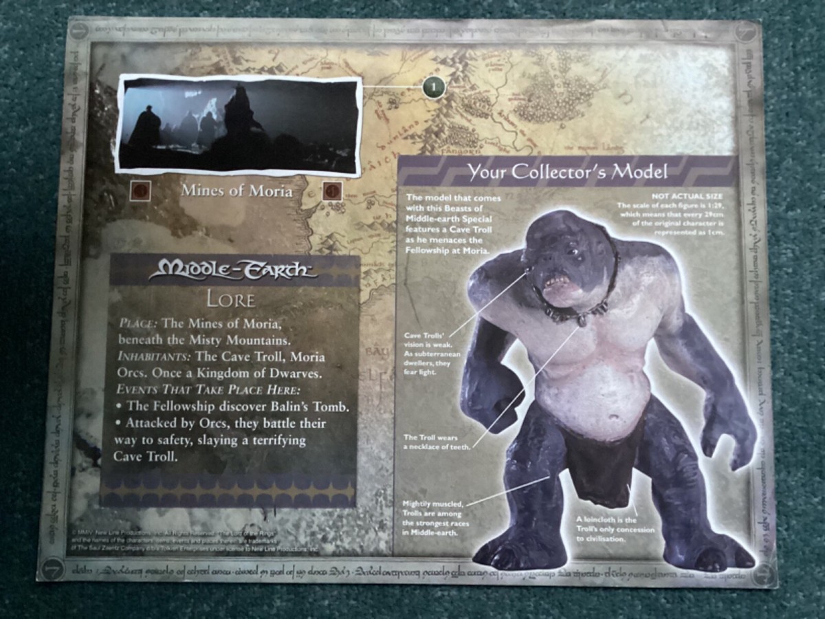 Lord of the Rings Print, Cave Troll UK