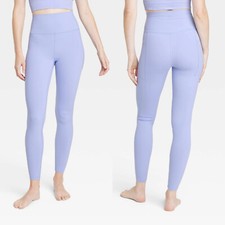 Medium - Womens Everyday Soft Ultra High-Rise Pocketed Leggings 27" - Lilac Purp