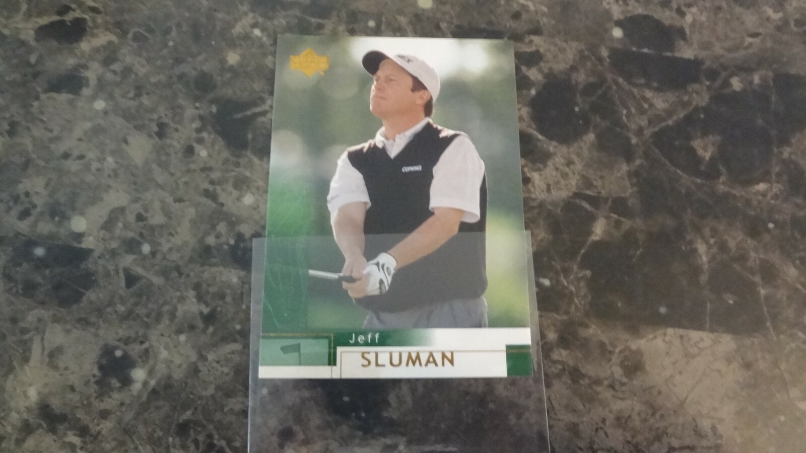 2002 UPPER DECK # 28 JEFF SLUMAN  GOLF CARD