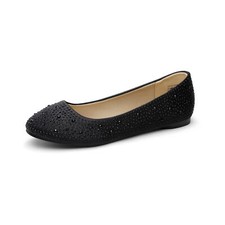 Women Comfortable Ballerina Ballet Flat Shoes Round Toe Slip On Flat Dress Shoes