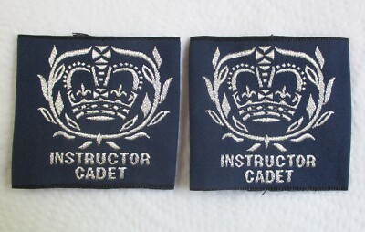 Air Training Corps: ''ATC WARRANT OFFICER INSTRUCTOR CADET RANG SLIDERS'' (1990s)