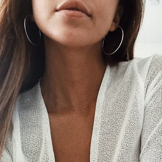 Big hotsell thin hoops