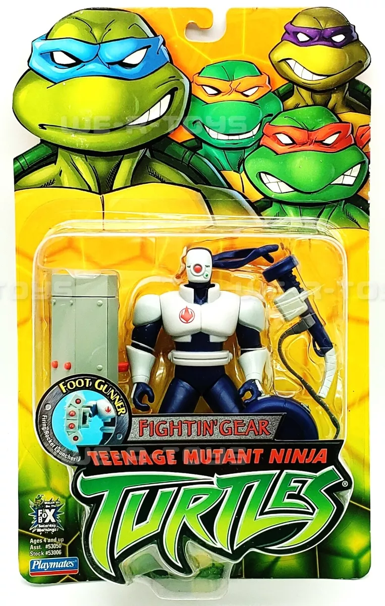 Teenage Mutant Ninja Turtles Foot Gunner Action Figure Playmates 2003 NRFP