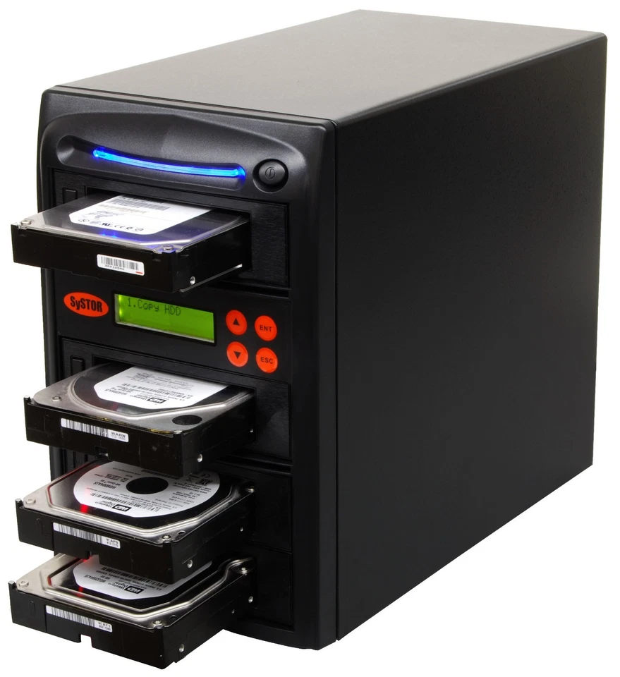Systor 1:3 SATA 2.5" 3.5" SSD HDD Hard Drive Duplicator & Sanitizer - 9GB/Min - Image 4 of 4