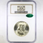 1960-D 50C NGC/CAC MS65 - Franklin Half Dollar