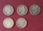 barber half dollar lot Of 5