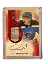 Jake Neighbours The Cup 22-23 Rookie Auto Tag 4/4