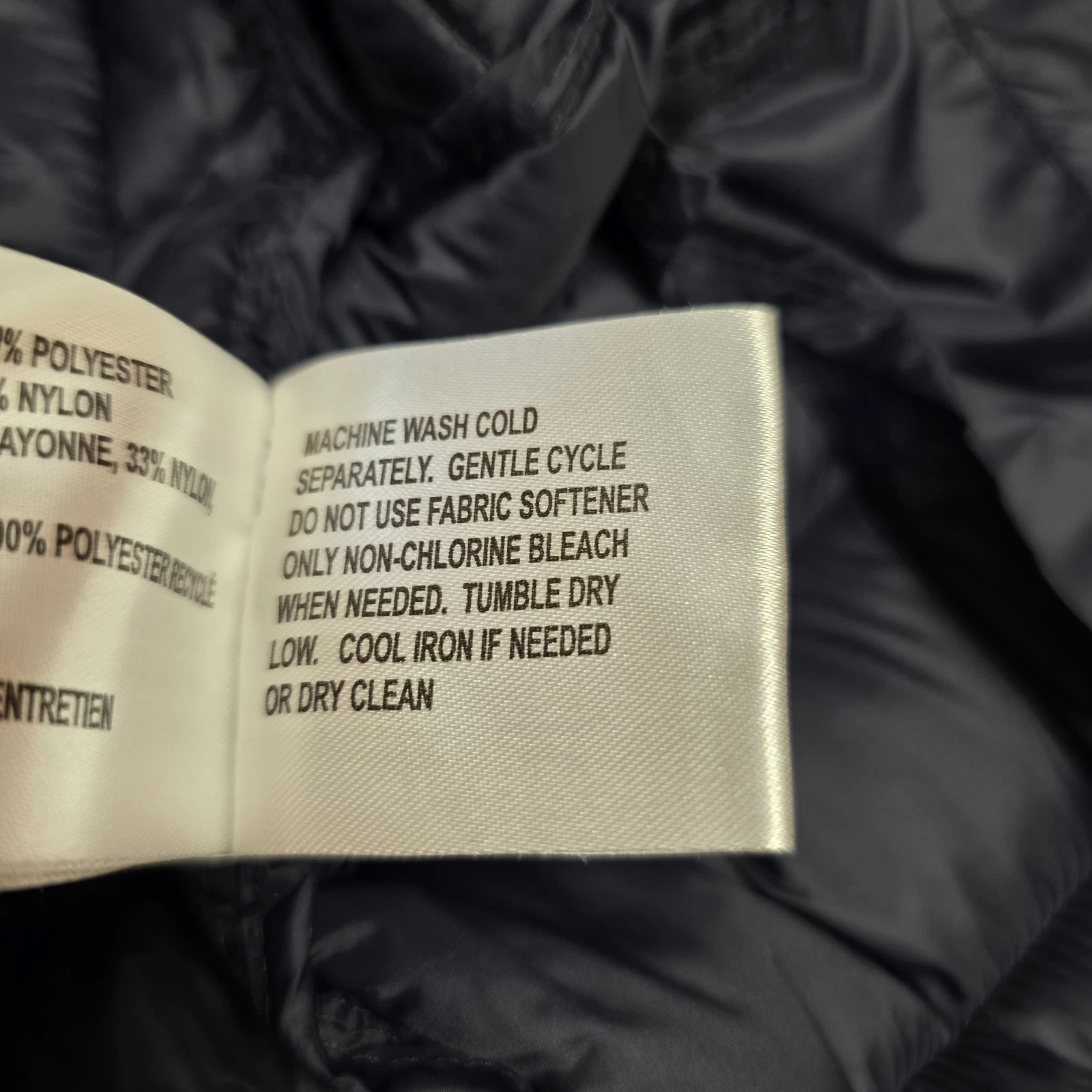 Cappotto donna Michael Kors puffer trapuntato con cappuccio giacca lunga parka medio M