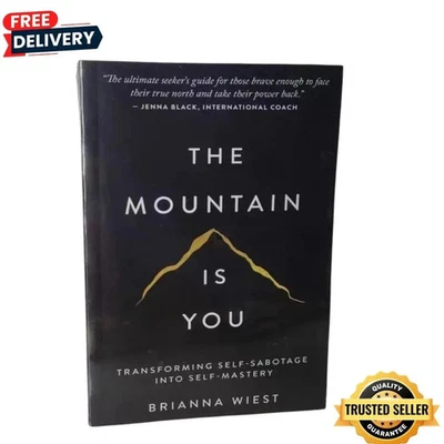 The Mountain is you by Brianna Wiest Paperback Book - Free Shipping US