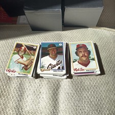 1978 topps baseball card lot 160+ Cards SEE PHOTOS