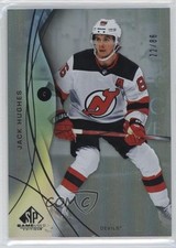 2024-25 Upper Deck SP Game Used Rainbow Foil 22/86 Jack Hughes #15 2d8