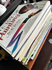 19 Art Painting Drawing Books Lot Bob Ross Joy of Painting Techniques Landscapes