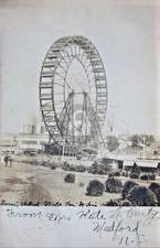 Ferris Wheel Worlds Fair St Louis Mo. RPPC Photo Postcard COPY