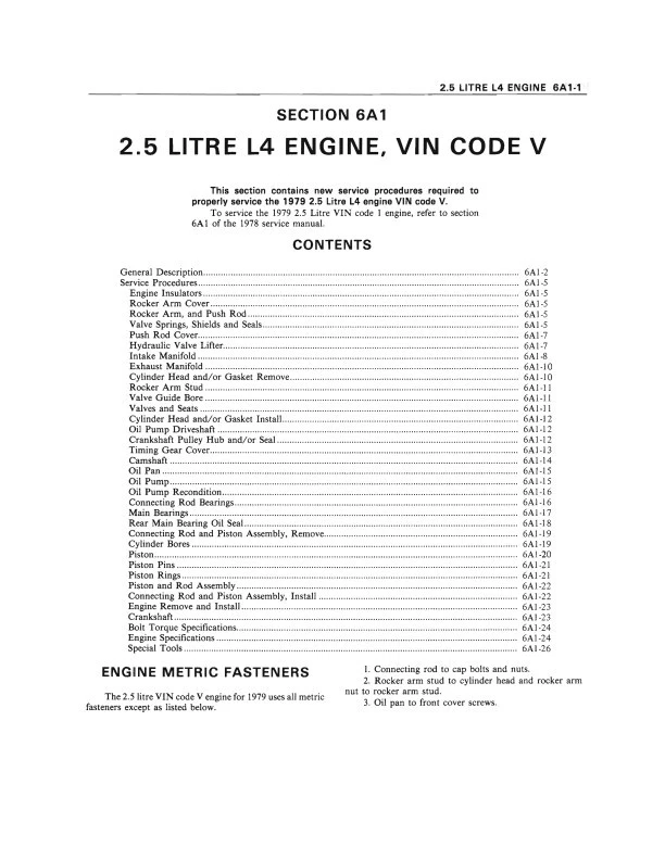 1979 Pontiac Negozio Manuale Trans Am Firebird Bonneville Grand Prix Am Lemans - Immagine 4 di 4