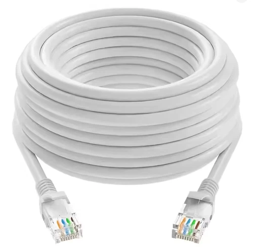 Câble Ethernet RJ45 Cat6 Blanc – Réseau LAN Gigabit 1000Mbps – 0.5m à 50m  HQ