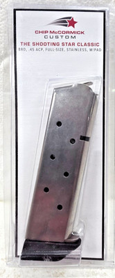 Chip McCormick Shooting Star 1911 full size .45 ACP 8-Round S/S NOS NEW Magazine