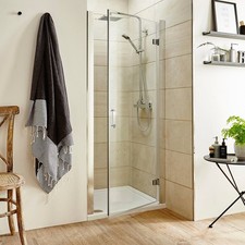 Delphi Advantage Hinged Shower Door 800mm Wide - 6mm Glass
