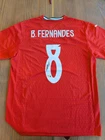 Bruno Fernandes Signed Portugal FC Soccer Jersey #8 with Beckett Witness