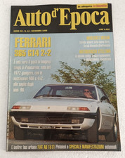 Auto d'epoca 12 1995 - Ferrari 365 GT4 - Maserati Merak - Autobianchi Stellina