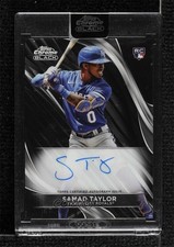 2024 Topps Chrome Black Auto Samad Taylor #CBA-ST Auto v9t