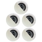 Acoustic Audio Csic84 Frameless In Ceiling Speakers with 8" Woofers 5 Pack
