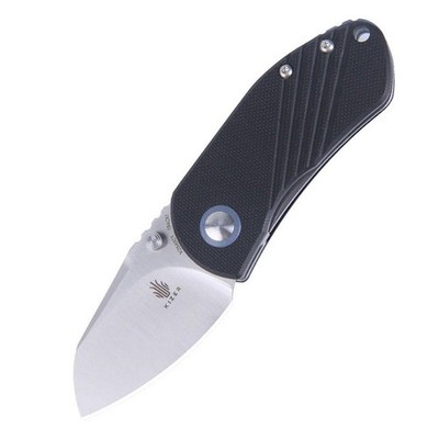 Kizer Vanguard Contrail Folding Knife 154CM Satin Sheepsfoot Blade V2540C1