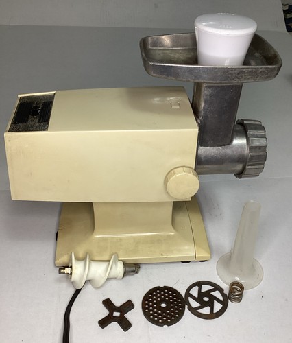 Working Vintage Rival Grind-O-Matic Electric 120 Volt Meat Grinder Model 2100M/3