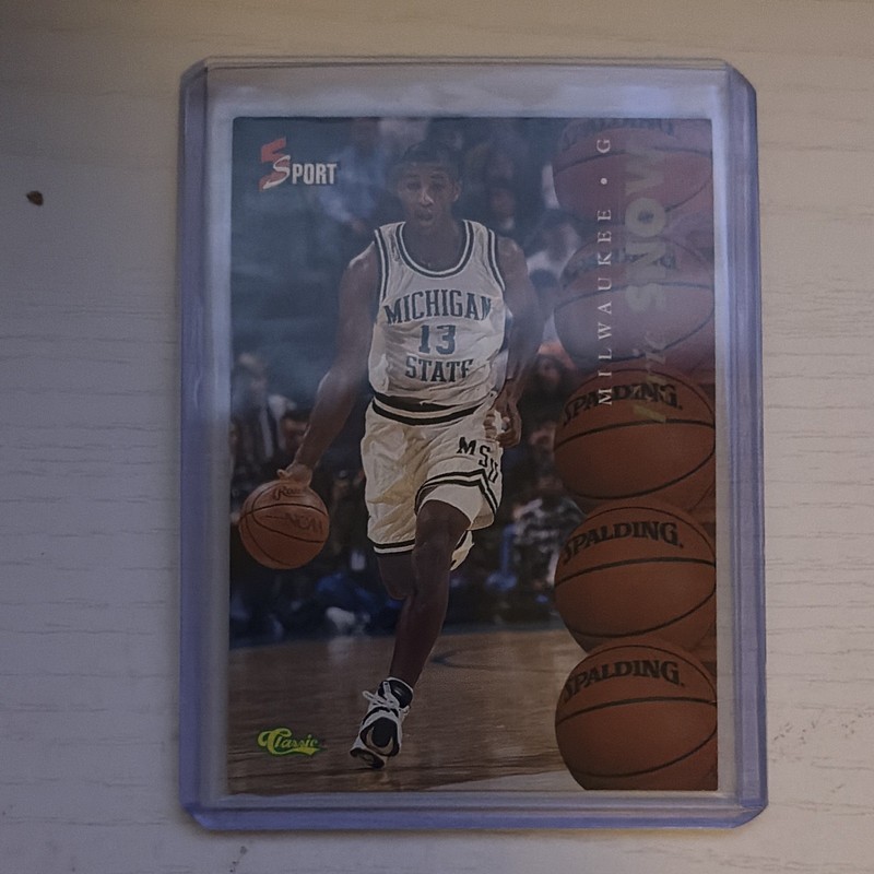 Classic 1995 Classic Sport Eric Snow Michigan State Spartans #36 Base Set