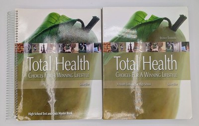 Total Health Choices for a Winning Lifestyle Student Book + Test Quiz Book Set