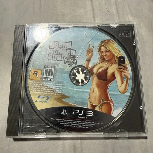 Grand Theft Auto V 5 (Sony PlayStation 3, 2013) PS3 - Disc Only