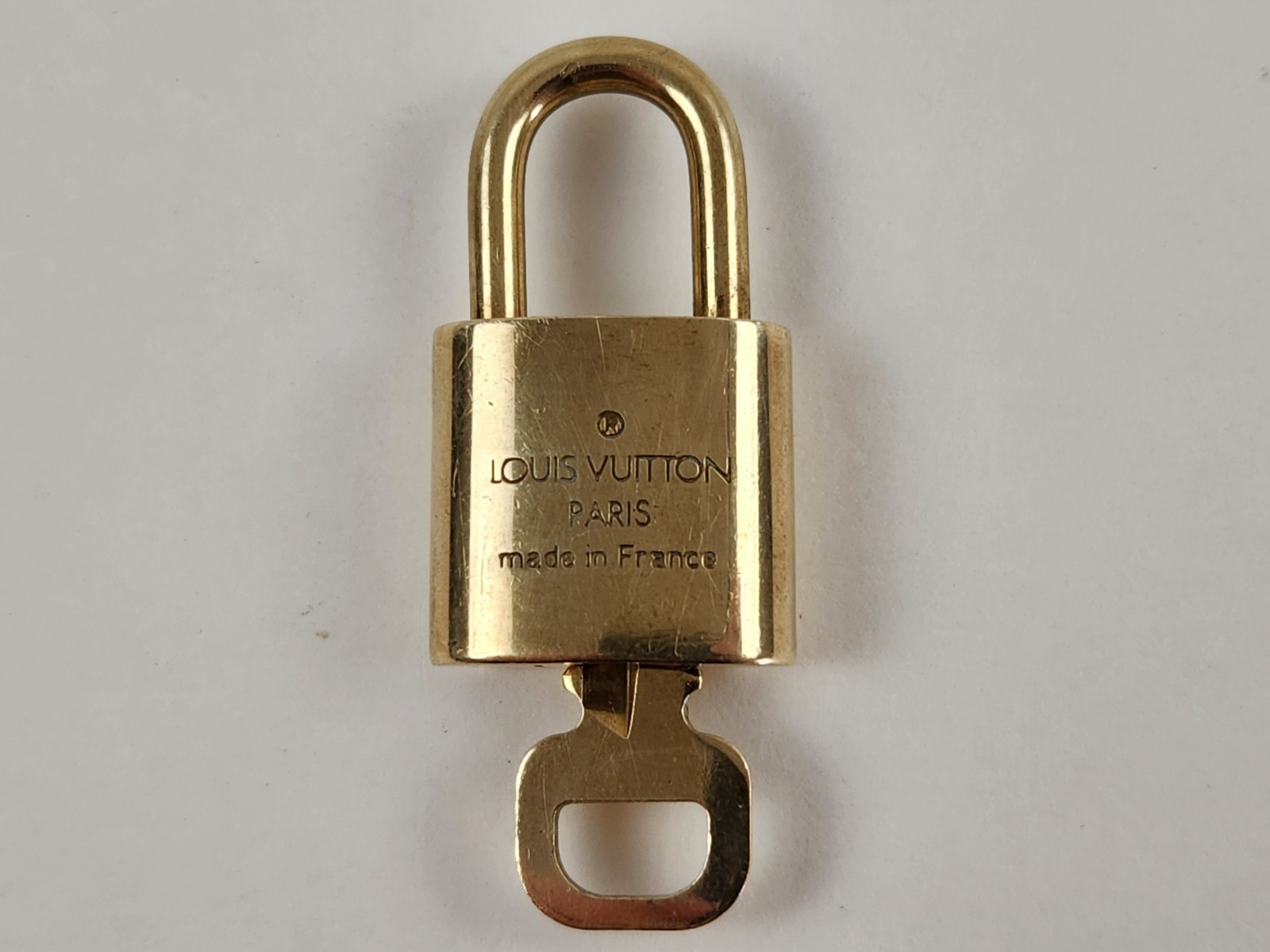 Authentic Louis Vuitton PadLock Solid Lock Key Br… - image 12