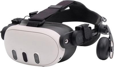 Vive Deluxe Audio Strap Upgrade Kit For Quest 3 Virtual Reality Headset