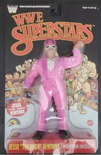 WWE LJN Mattel Series 2 Jesse The Body Ventura  8” Retro Fig, BLACK CARD EDITION