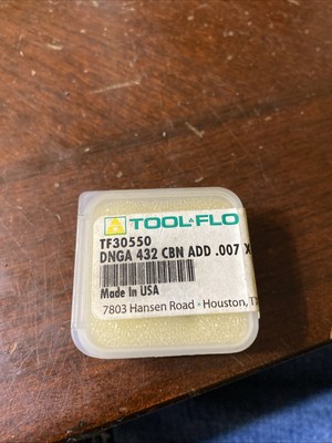 Qty.1 Tool Flo CBN Insert DNGA 432 ADD .007 x 35 Degree T-Lani (B9)