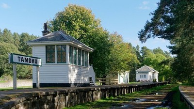 Photo 6x4 Tamdhu Station looking for a role Knockando The Speyside Way pr c2017